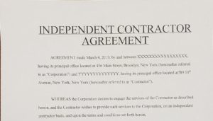 Independent Contractor Agreement Lawyer