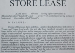 NY Commercial Lease Lawyer